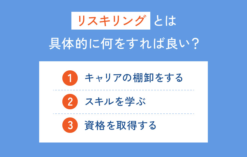 リスキリングとは具体的に何をすれば良い？