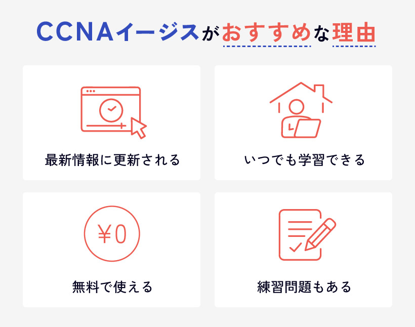 CCNAイージスがおすすめな理由